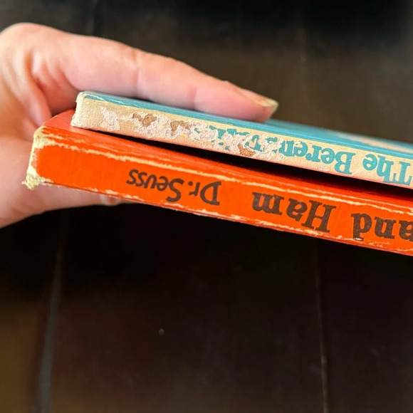 2 Vintage Dr. Suess Books - Green Eggs and Ham & He Bear She Bear - Picture 7 of 13